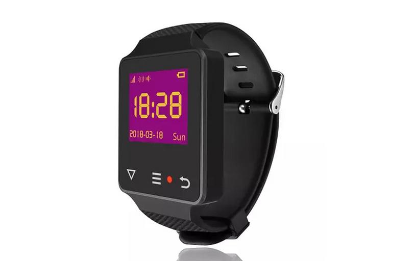 Часы-пейджер Kromix W22552 черные ОПТ фото 5