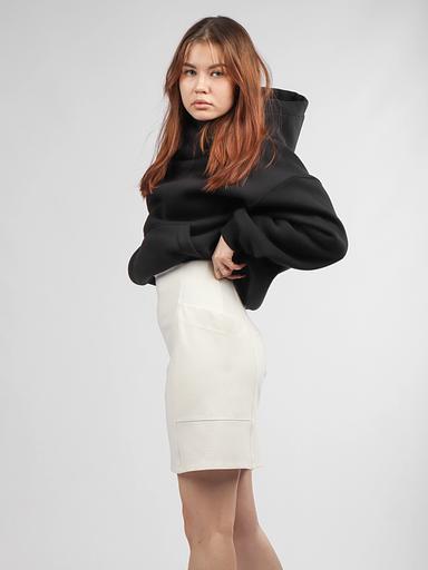 Әйелдер юбкасы OKSMILE "Джерси" ақ түсті фото 5