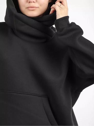 Women's hoodie OKSMILE black фото 3