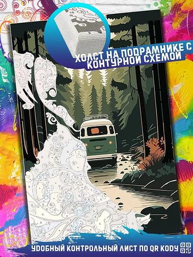 Картина по номерам на холсте 30×40 см в ассортименте ОПТ фото 1
