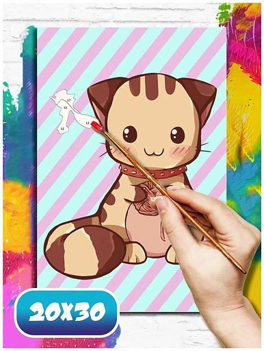 Картина по номерам на холсте 20×30 см в ассортименте ОПТ фото 7