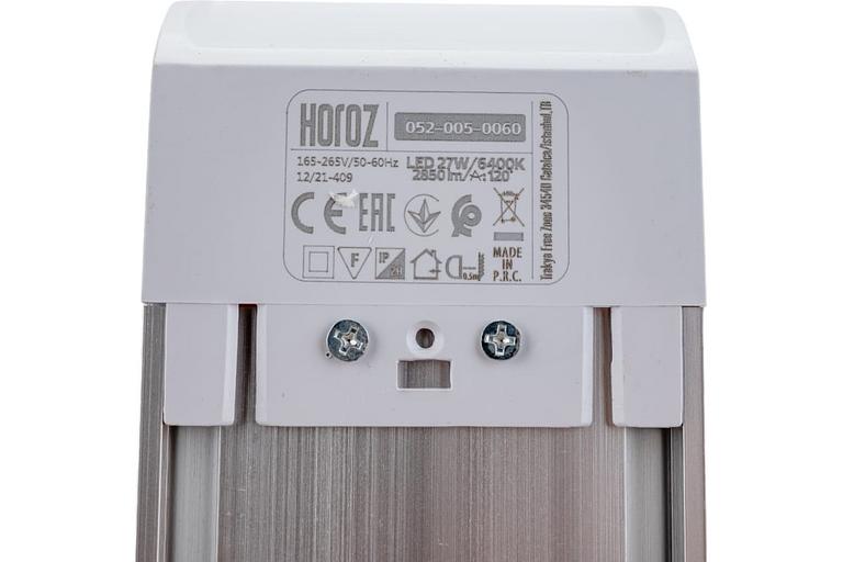 Линейный светодиодный светильник Horoz Electric 052-005-0060 60 см 27W 6400K 165-265V TETRA/SQ-27 HRZ33002912, опт фото 3