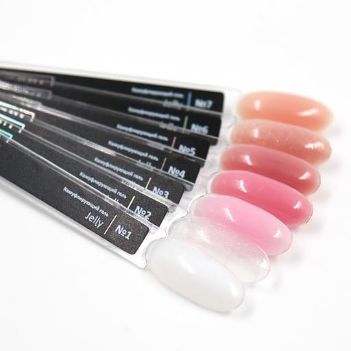Коллекция комуфлирующих гелей для ногтей BEFUL «Jelly» ОПТ фото 2