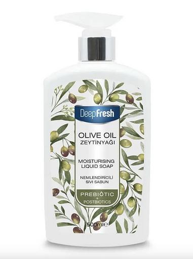 Жидкое мыло Оливковое масло «Deep Fresh» с пребиотиками и постбиотиками 500 мл, опт фото 1