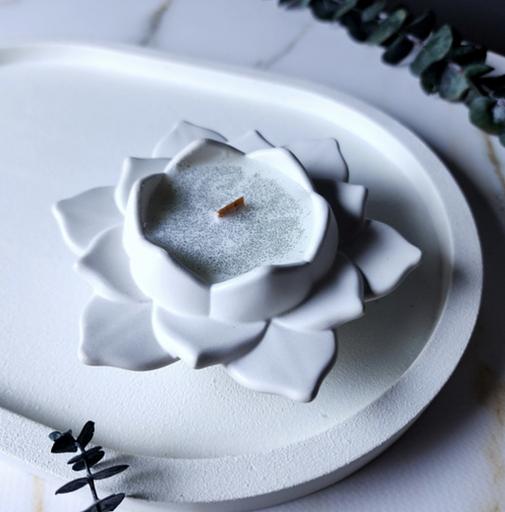 Свеча «Лотос» из соевого воска, опт фото 1