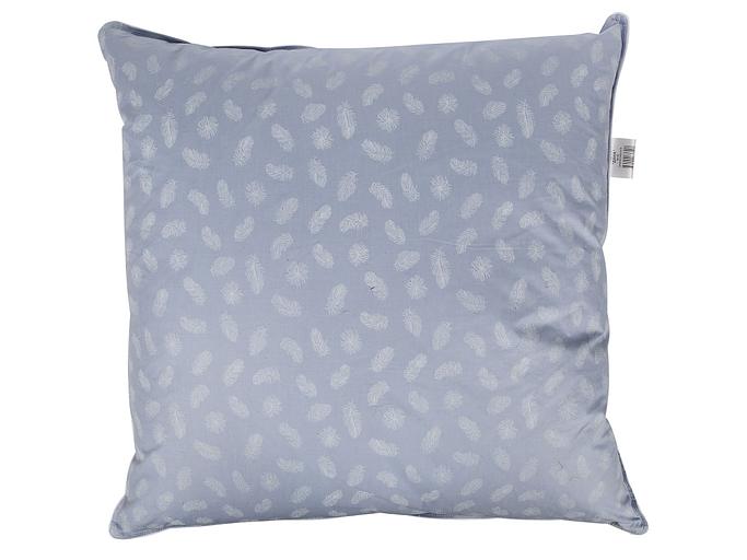 Pillow "Dana" blue with feather pattern 68×68 cm wholesale фото 1