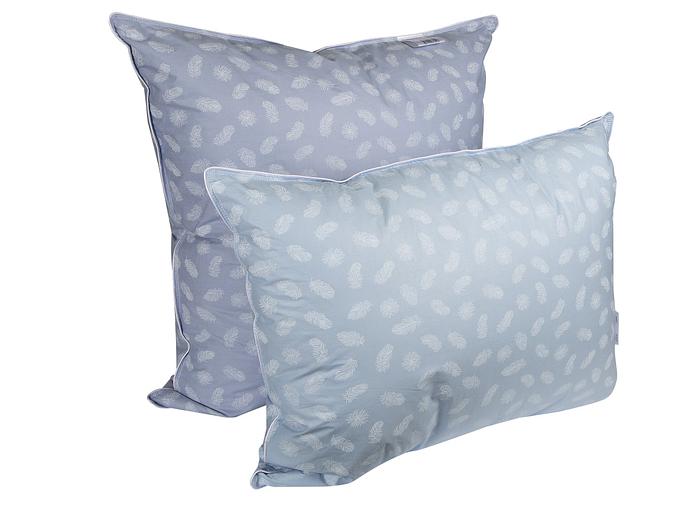 Pillow "Dana" blue with feather pattern 68×68 cm wholesale фото 5