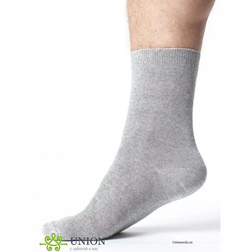 Носки мужские 10 пар «Светло-серые» ОПТ фото 1