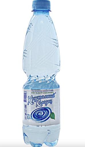 Питьевая минеральная вода «Хрустальный колодец» негазированная 0,5 л, опт фото 1