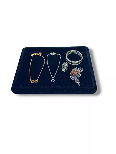 Tray for displaying jewelry 33x25 cm (black) WHOLESALE фото 1