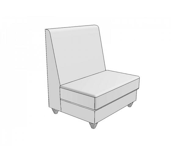 Диванная секция «Мартель» двойная без подлокотников, опт фото 1