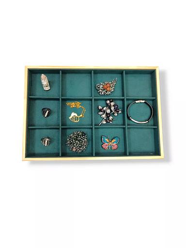 Зергерлік бұйымдарды көрсетуге арналған планшет (жасыл) КӨТЕРМЕ фото 1