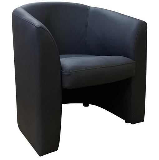 «Рольф» креслосы жасанды былғары Ecotex түсі қара, көтерме фото 1