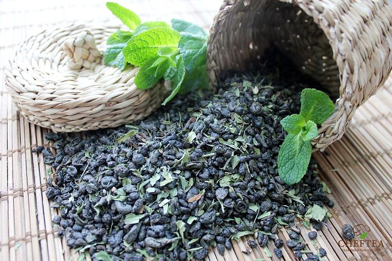 Жалбыз қосылған жасыл шай ШЕФТЕ, 250 г фото 2