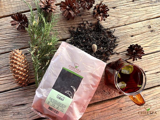 Чёрный чай CHEFTEA «Таёжный» с пуэром и шишками, 200 г фото 4