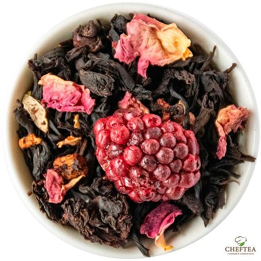 Black tea CHEFTEA “Catherine the Great” with blackberries and strawberries, 200 g фото 1