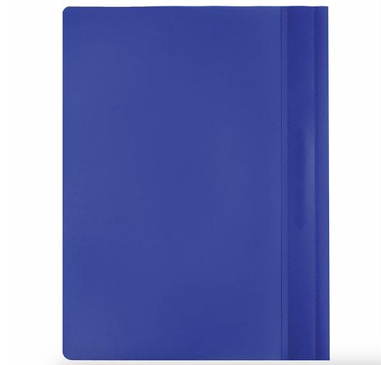 Скоросшиватель пластиковый BRAUBERG, А4, 130/180 мкм, синий, опт фото 2