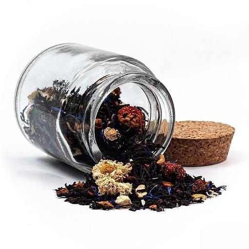 Чёрный чай Брызги шампанского Премиум 100 г ОПТ фото 1