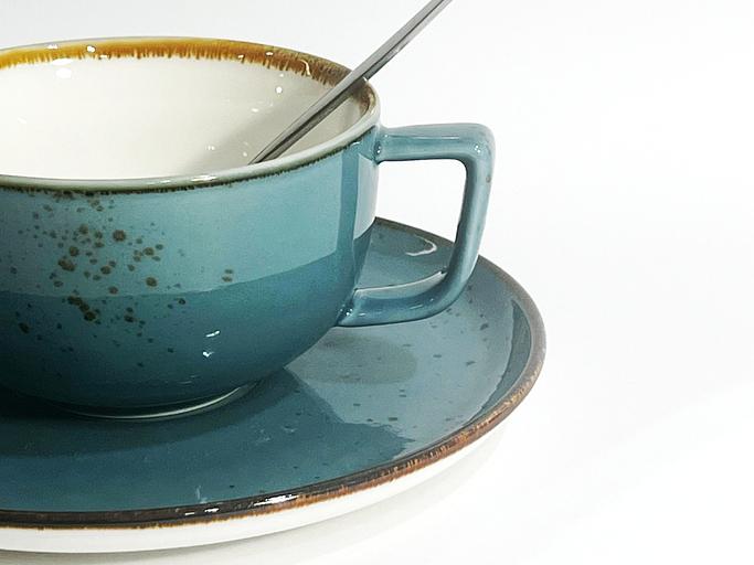 Чайная пара из фарфора Safari Shop 220 мл «Blue collection» NGD010-1 blue, опт фото 2