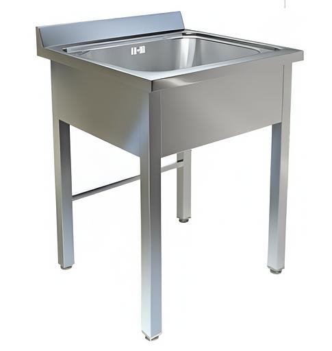 Ванна моечная 1-секционная Профиль 40х40 Серия 600 700х450х300 мм фото 1