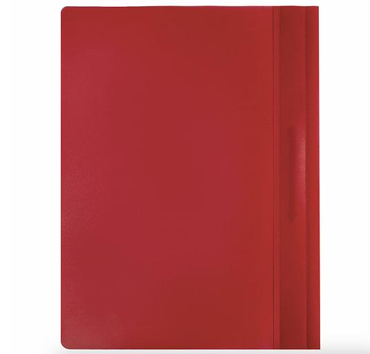 Скоросшиватель пластиковый BRAUBERG, А4, 130/180 мкм, красный, опт фото 2