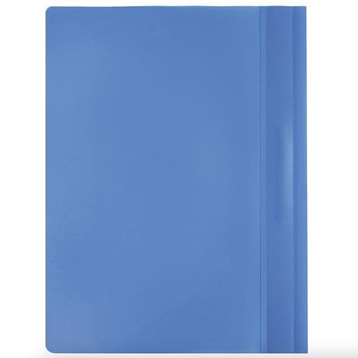 Скоросшиватель пластиковый BRAUBERG, А4, 130/180 мкм, голубой, опт фото 2