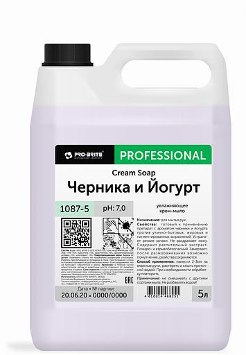 Крем-мыло «CREAM SOAP Черника и йогурт» 5 л ОПТ фото 1
