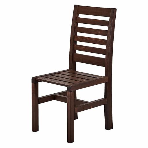 Деревянный стул кухонный со спинкой Дэнвер, темно-коричневый, опт фото 2
