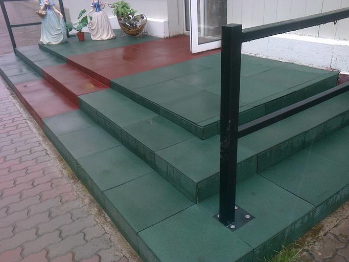 Плитка EcoStep резиновая 500×500×16 мм фото 4