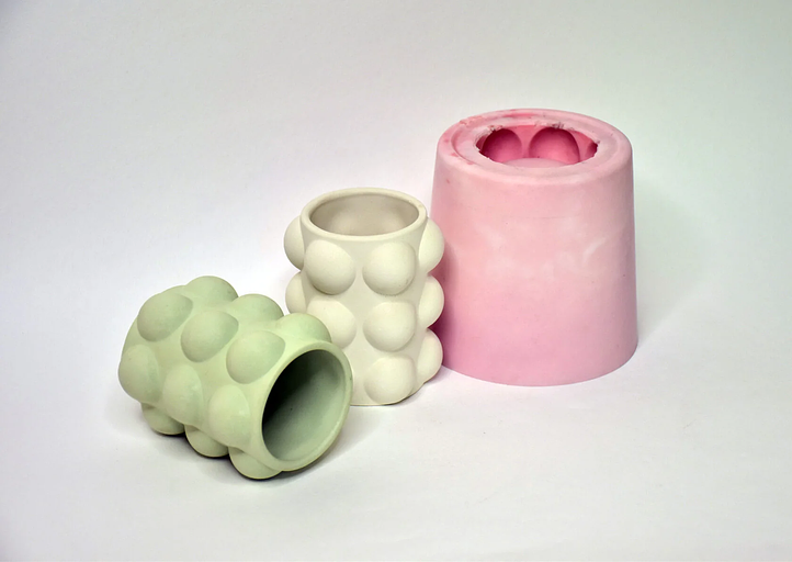 Силиконовый молд для изготовления карандашницы Bubble, опт фото 1