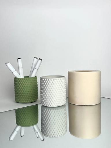 Bubble шағын қарындаш ұстағышын жасауға арналған силикон қалып, көтерме фото 2