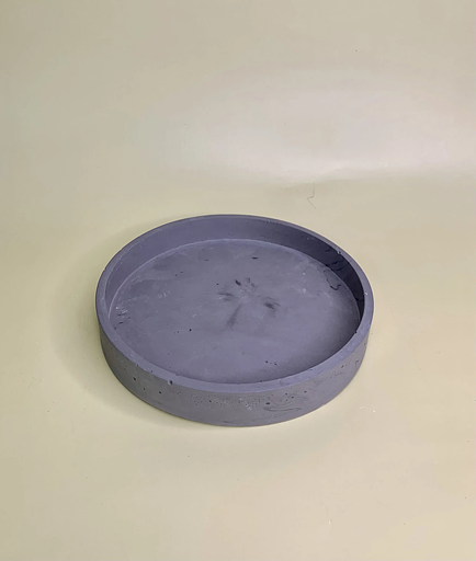 Поднос Круг высокий борт из скульптурной смеси, опт фото 1