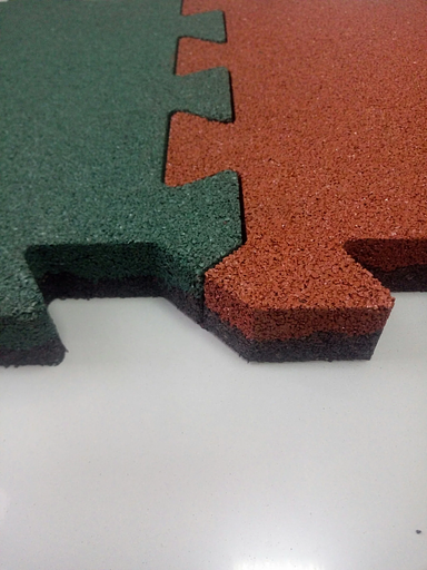 Плитка «Конструктор» резиновая 500×500×23 мм фото 2