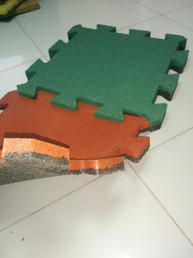 Плитка «Конструктор» резиновая 500×500×40 мм фото 4