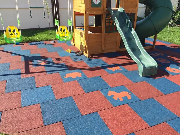 Плитка EcoStep с рисунком «Ручки, ножки, человечки» 30 мм фото 5