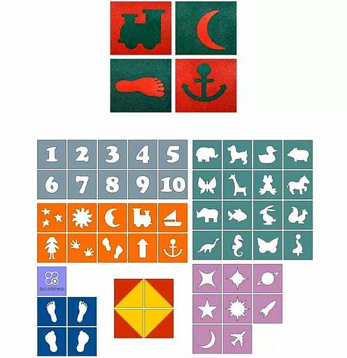 Плитка EcoStep с рисунком «Ручки, ножки, человечки» 30 мм фото 7