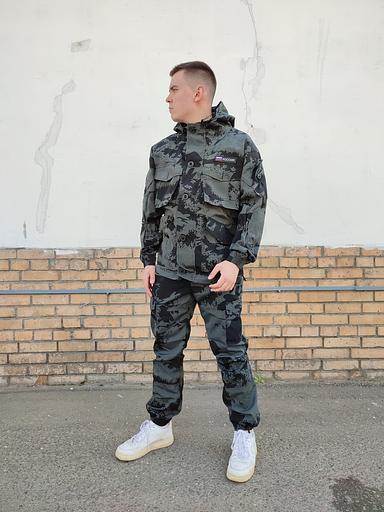 Men's suit Gorka 8 Rambo, rip-stop, Shark, autumn (fleece), wholesale фото 1