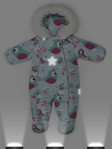 连衣裤 No. 106 Birds,艺术 264sh/2(80 厘米) фото 7