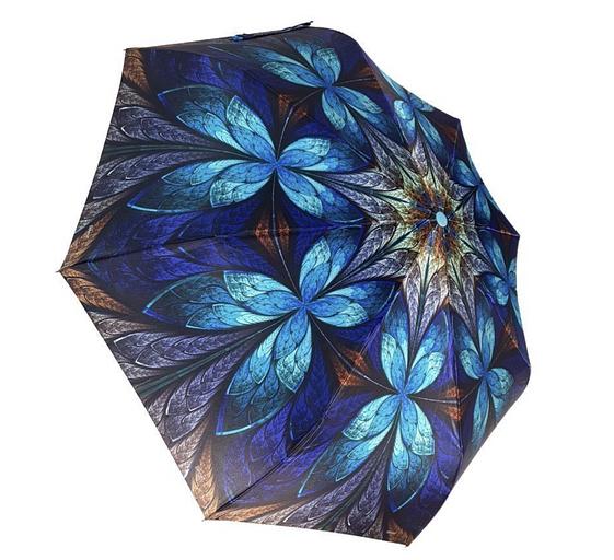 Зонт женский «Diniya» 58 см Х8К Листья и Цветы, опт фото 1