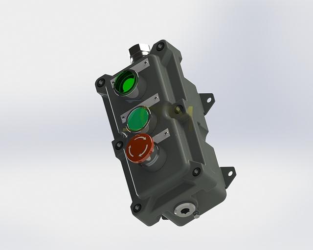 Пульт управления (ПУ) взрывозащищённый литый 335х115х95 мм ОПТ фото 2