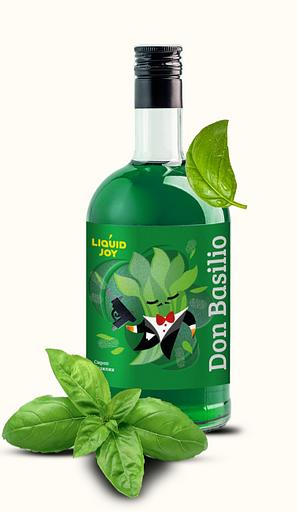 Syrup for coffee and cocktails, Basil 0.7 l фото 1