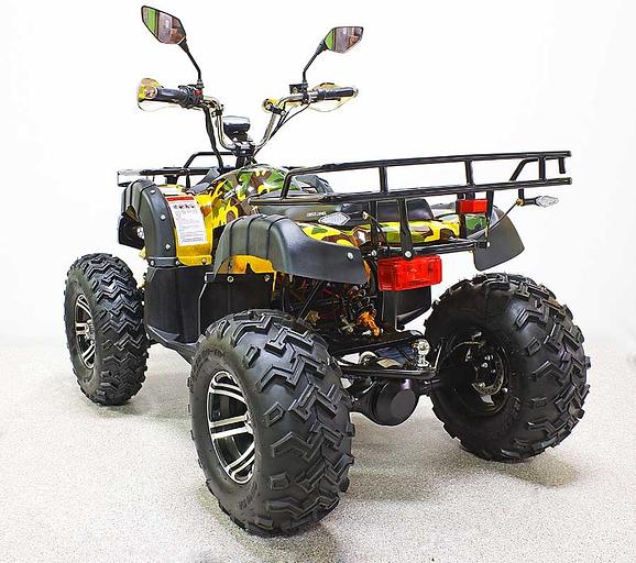 Квадроцикл GreenCamel Сахара AWD 4x4 (60V 2x2kW R10 alum Дифференциал) армейский жёлтый фото 8