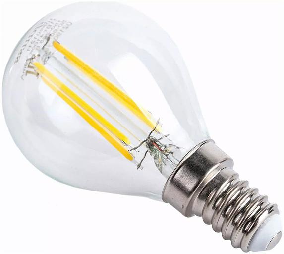 Шам Гаусс Жарықдиодты филаментті шар 11Вт E14 750Im 4100K 105801211 КӨТЕРМЕ фото 3