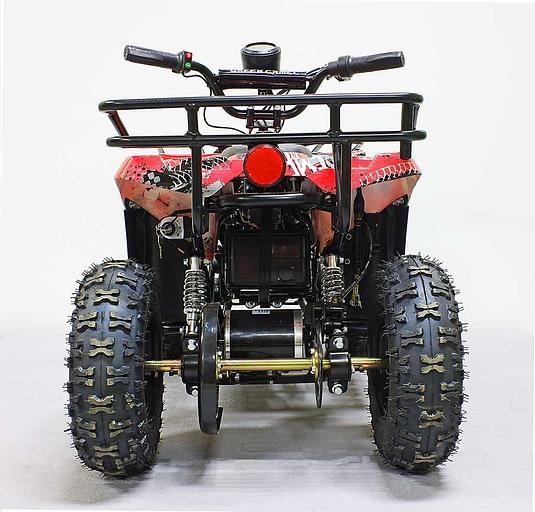 Квадроцикл GreenCamel Гоби K45 (36V 800W R6 Цепь) быстросъём, ножной тормоз, красный экстрим фото 6