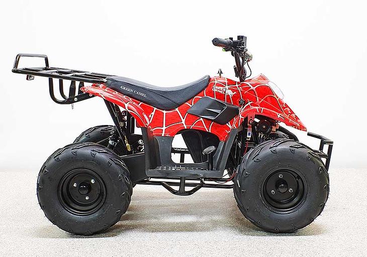 Купить Квадроцикл GreenCamel Гоби K51 (36V 800W R7 Цепь) быстросъём, ножной тормоз, красный паук фото 5