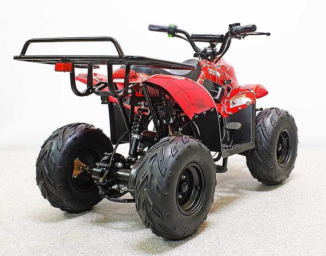 Купить Квадроцикл GreenCamel Гоби K51 (36V 800W R7 Цепь) быстросъём, ножной тормоз, красный паук фото 7