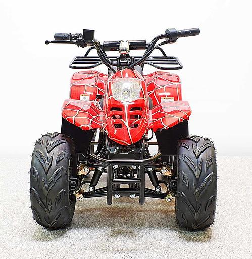 Купить Квадроцикл GreenCamel Гоби K51 (36V 800W R7 Цепь) быстросъём, ножной тормоз, красный паук фото 8