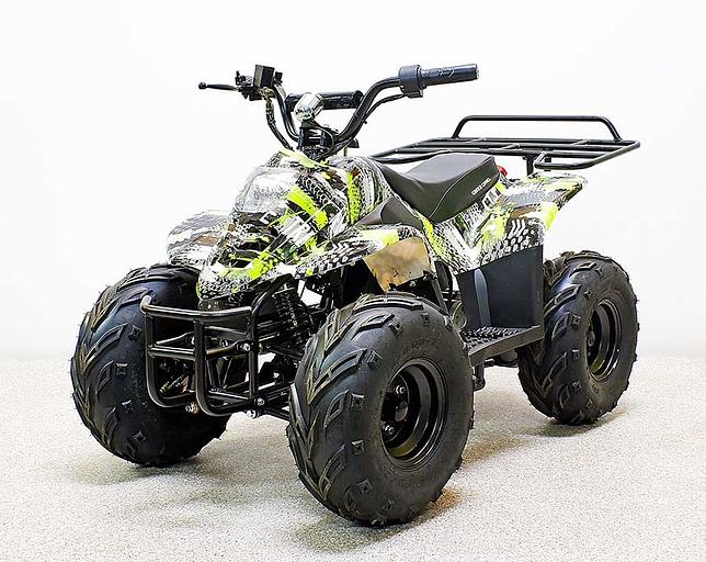 Купить Квадроцикл GreenCamel Гоби K51 (36V 800W R7 Цепь) быстросъём, ножной тормоз, зелёный экстрим фото 1