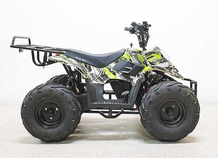 Купить Квадроцикл GreenCamel Гоби K51 (36V 800W R7 Цепь) быстросъём, ножной тормоз, зелёный экстрим фото 3