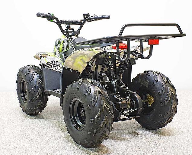 Купить Квадроцикл GreenCamel Гоби K51 (36V 800W R7 Цепь) быстросъём, ножной тормоз, зелёный экстрим фото 5